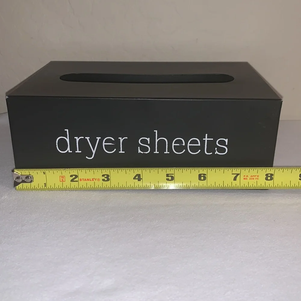 AULD HOME SUPER CUTE METAL DRYER SHEET COVER